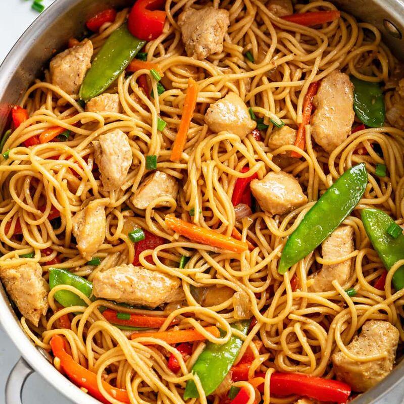 45b. Chicken Lo Mein